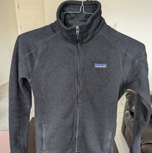 Patagonia better sweater jacket black XS womens